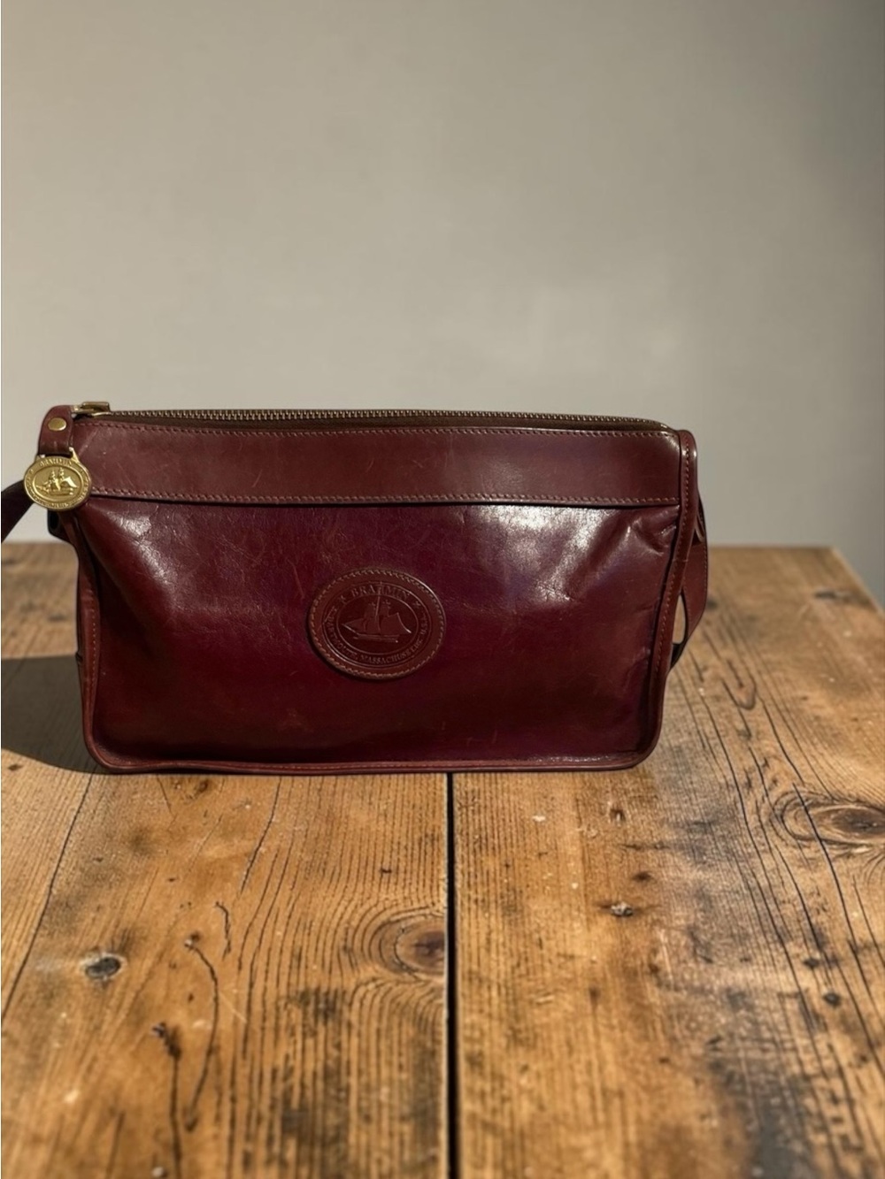 Brahmin Dartmouth, MA Leather Crossbody Bag